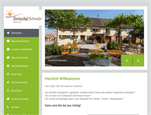 Tablet Screenshot of ferienhof-schwehr.de